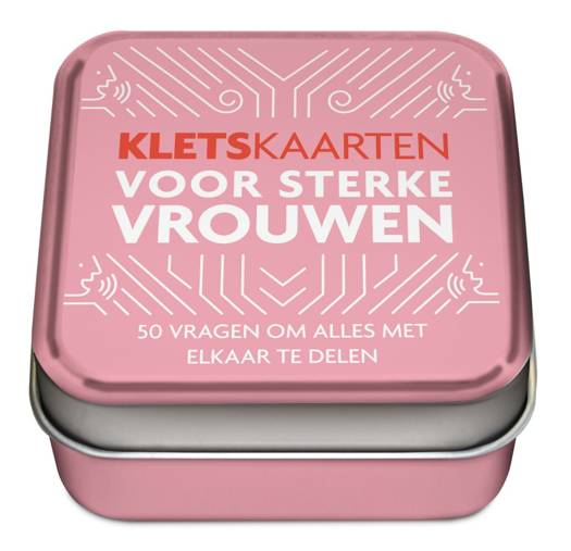 Blikje Kletskaarten - Voor sterke vrouwen