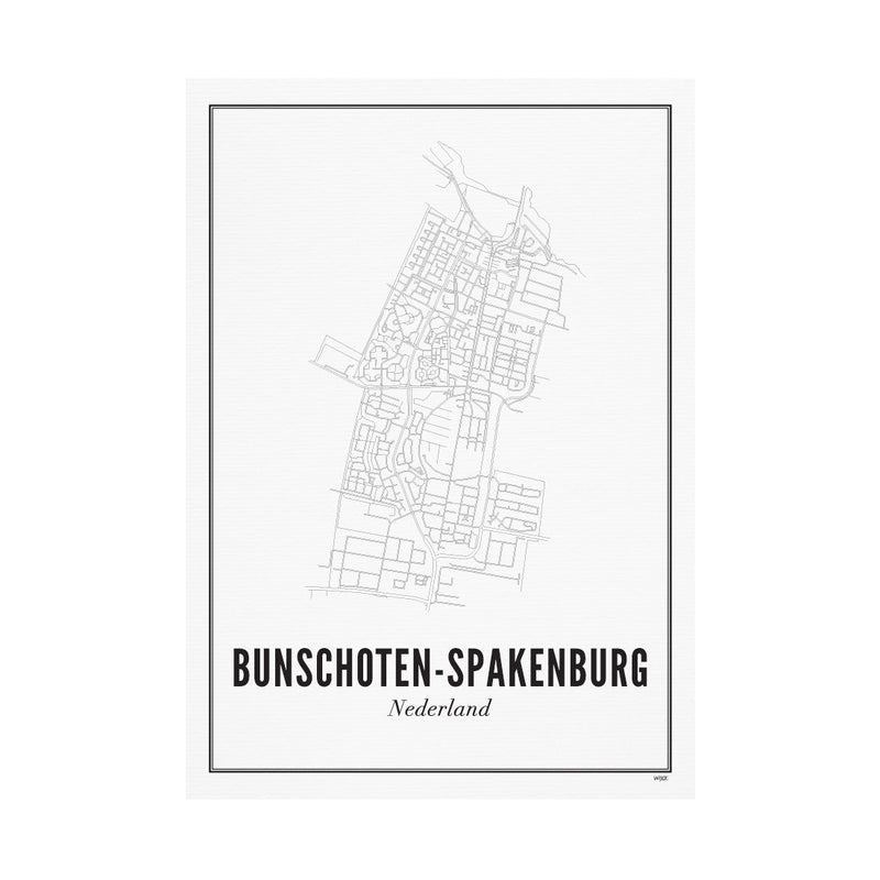 Wijck Poster - Bunschoten-Spakenburg - 50x70cm