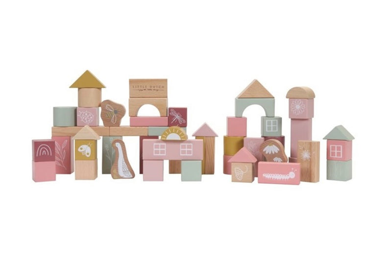 Little Dutch - Bouwblokken - Pink