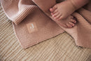 Jollein - Deken Wieg 75 x 100 Basic Knit - Wild Rose