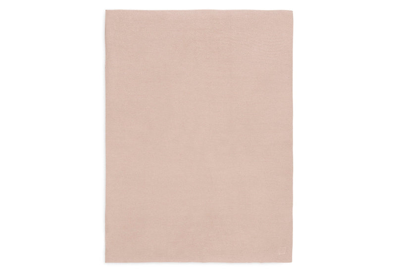 Jollein - Deken Wieg 75 x 100 Basic Knit - Wild Rose