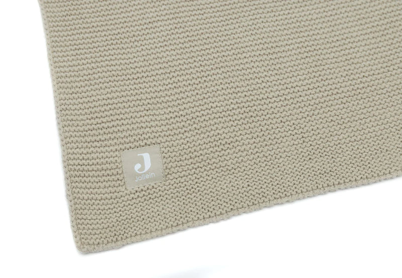 Jollein - Deken Ledikant 100 x 150 Basic Knit - Olive Green