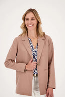 Zusss - Linnen Blazer Lichtbruin