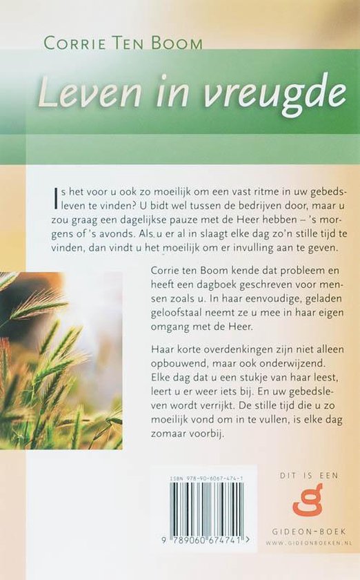 Leven in vreugde - Corrie ten Boom