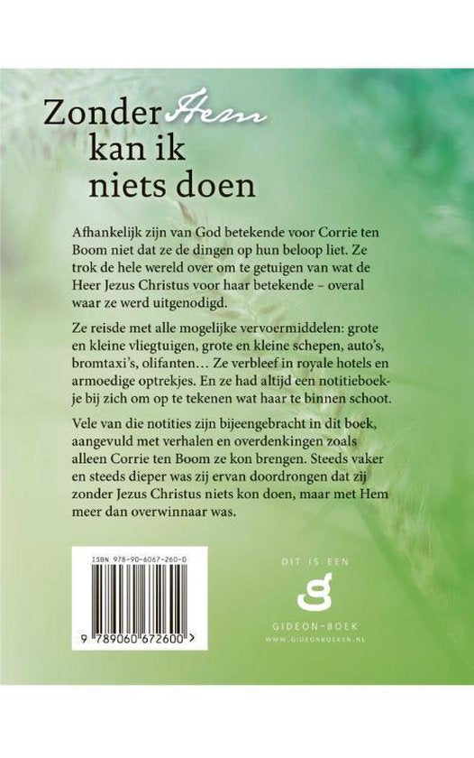 Zonder Hem kan ik niets doen - Corrie ten Boom