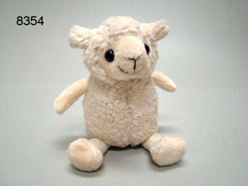 Pluche zittend schaap - 22 cm - bestelnummer 8353