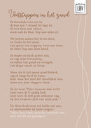 Voetstappen in het zand - 7224 - Studio LUV kaarten