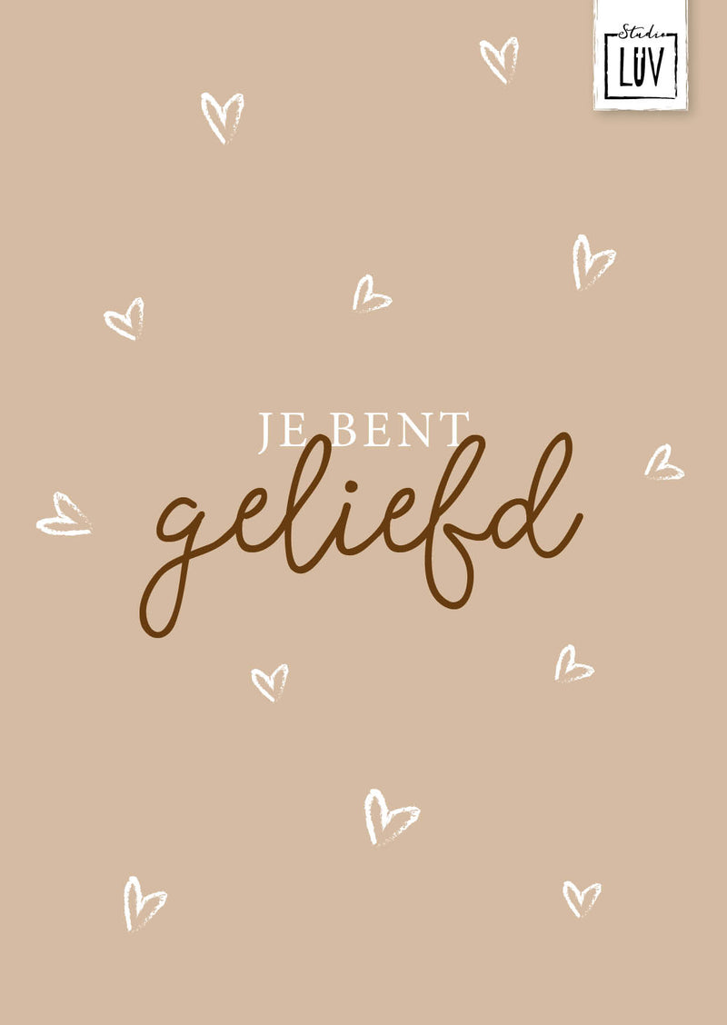 Je bent geliefd - 7218 - Studio LUV kaarten