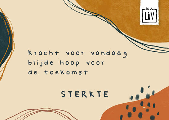 Kracht voor vandaag - Studio LUV Kaarten