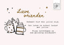 Studio LUV Kerstkaart - Lieve vrienden