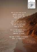 Studio LUV Kaarten - Als je de voet op de andere oever zet...