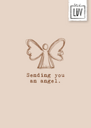 Studio LUV Kaarten- Sending you an angel