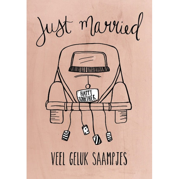 Just Married - Studio LUV kaarten