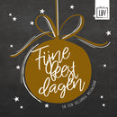 Studio LUV Kerstkaart - Fijne feestdagen
