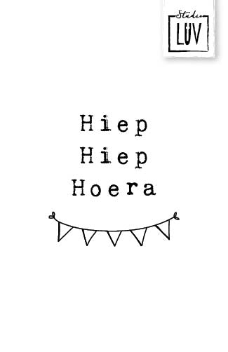 LUV Mini kaartje - Hiep Hiep Hoera