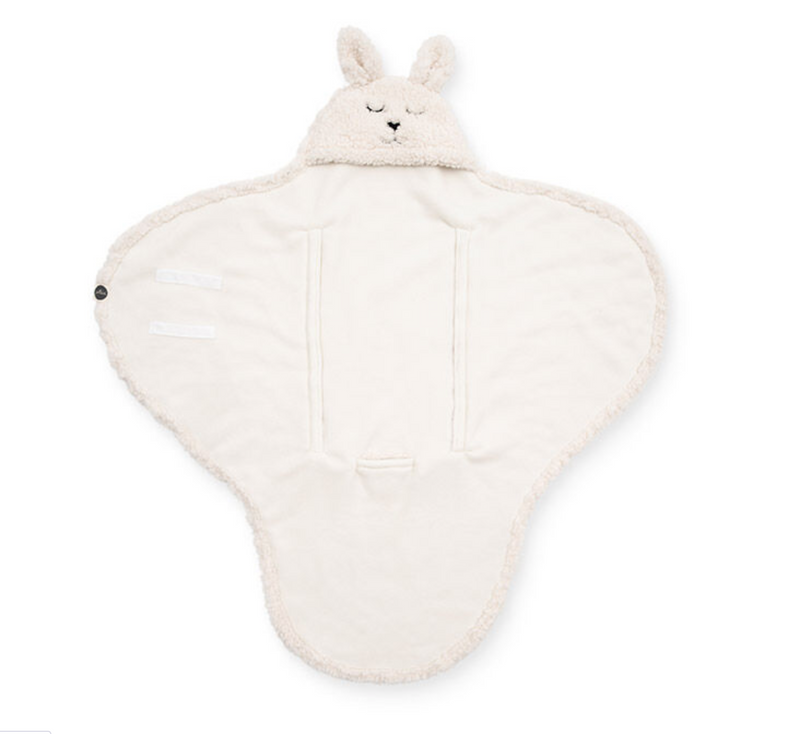 Jollein Wikkeldeken Bunny 100x105cm - Off White