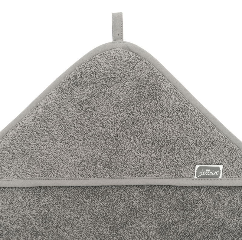 Jollein Badcape Badstof 75x75cm - Storm Grey