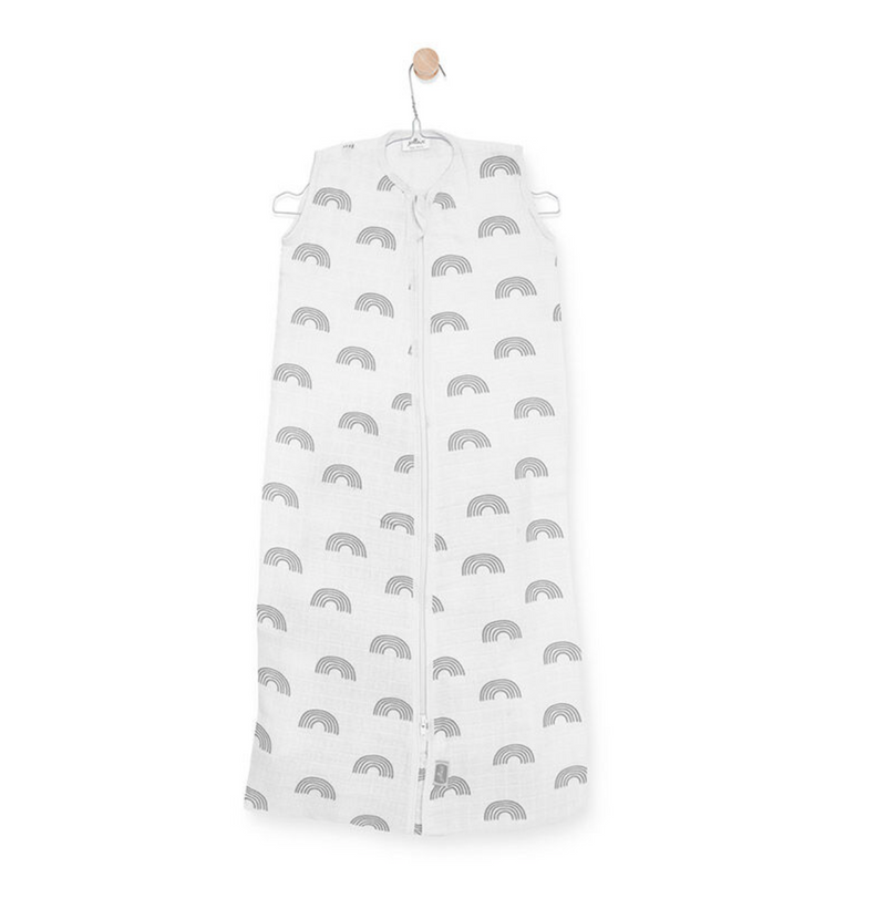 Jollein Slaapzak Hydrofiel 90cm - Rainbow - Grey