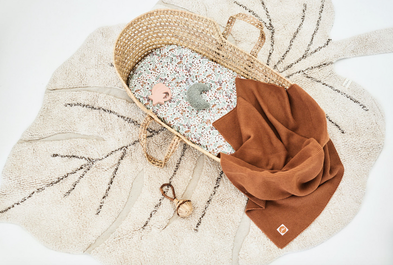 Jollein Wieg Deken 75x100cm - Basic Knit - Caramel
