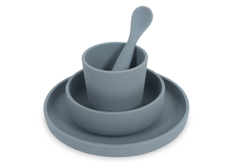 Jollein Dinerset - Siliconen - Storm Grey