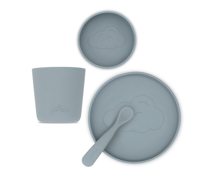 Jollein Dinerset - Siliconen - Storm Grey