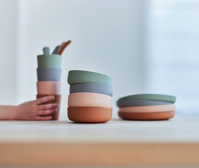 Jollein Dinerset - Siliconen - Pale Pink