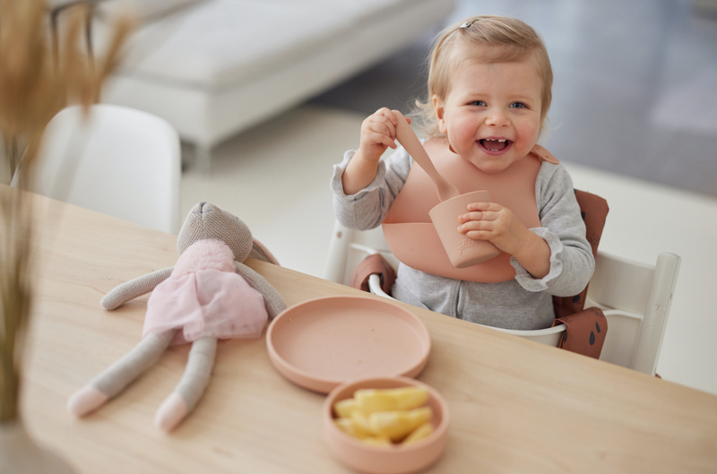 Jollein Dinerset - Siliconen - Pale Pink