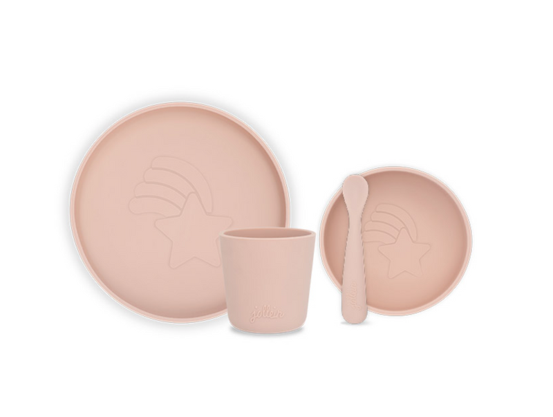 Jollein Dinerset - Siliconen - Pale Pink