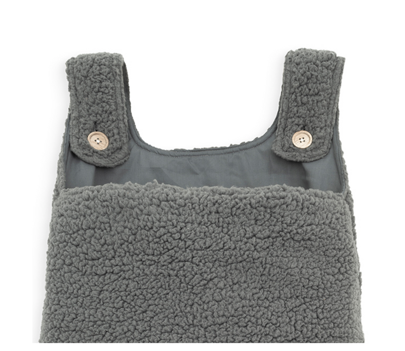 Jollein Boxopbergzak Teddy - Storm Grey