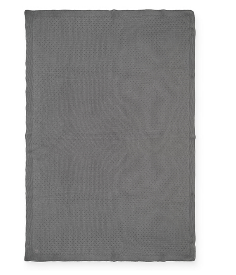 Jollein Wieg Deken 75x100cm - Bliss Knit - Storm Grey