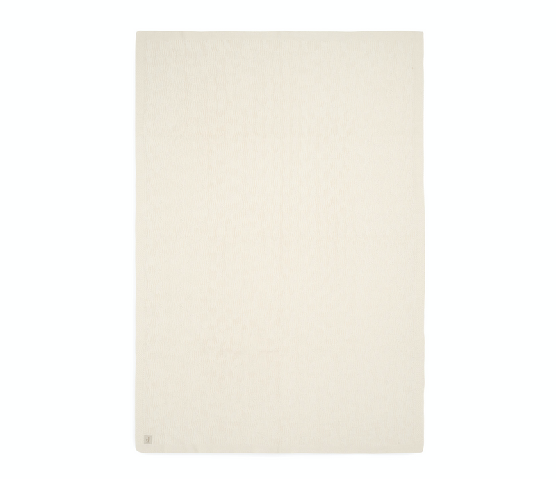 Jollein Wieg Deken 75x100cm - Spring Knit - Ivory