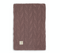 Jollein Wieg Deken 75x100cm - Spring Knit - Chestnut/Coral Fleece