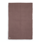 Jollein Wieg Deken 75x100cm - Spring Knit - Chestnut/Coral Fleece