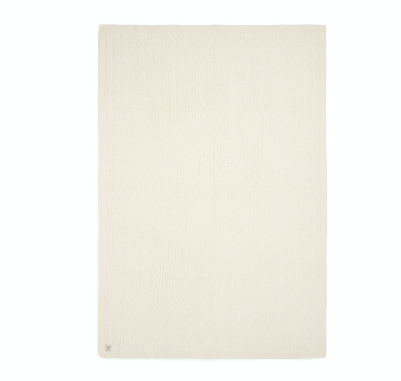 Jollein Ledikant Deken 100x150cm - Spring Knit - Ivory