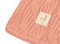 Jollein Wieg Deken 75x100cm - Spring Knit - Rosewood/Coral Fleece