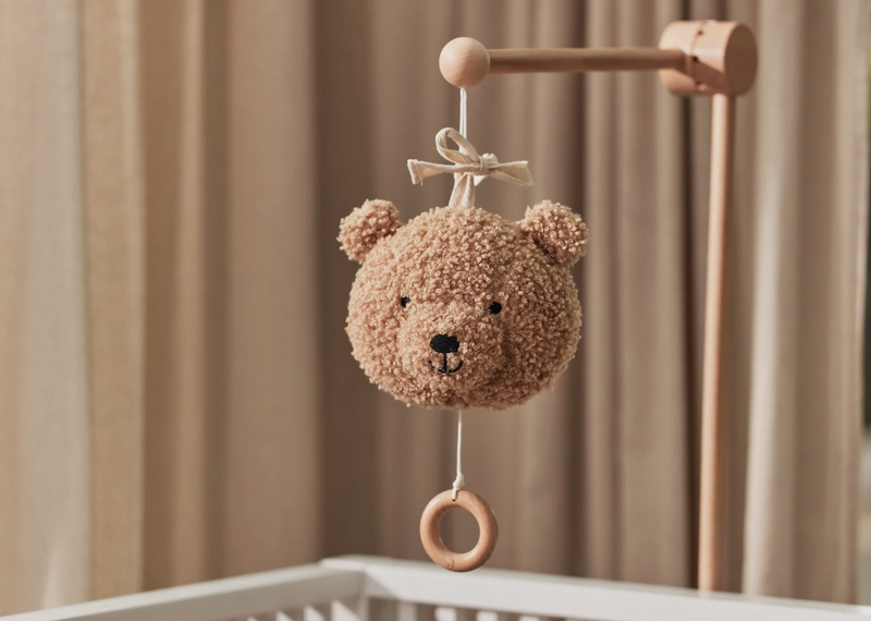 Jollein Muziekhanger Teddy Bear - Biscuit