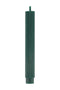 Zusss 2 Geribbelde Kaarsen - 20cm - Diepgroen