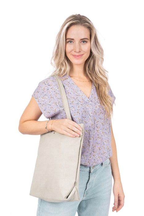 Zusss Basic Shopper - Kroko Zand