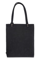 Zusss Basic Shopper met kwast - Zwart