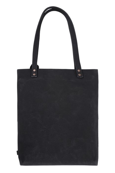 Zusss Basic Shopper met kwast - Zwart