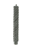 Zusss Gedraaide Kaars - 20cm - Grijs-Groen
