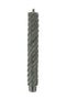 Zusss Gedraaide Kaars - 20cm - Grijs-Groen
