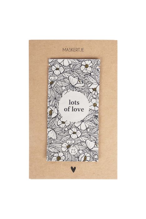 Zusss Gezichtsmasker - Wilde Bloem - Lots of Love