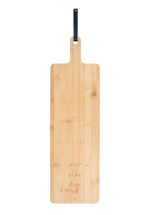 ACTIE Zusss 15 jaar - Houten Serveerplank - Vier elke dag - 18x60cm
