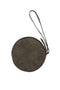 Zusss Kekke Ronde Clutch - Snake Grijs / Groen