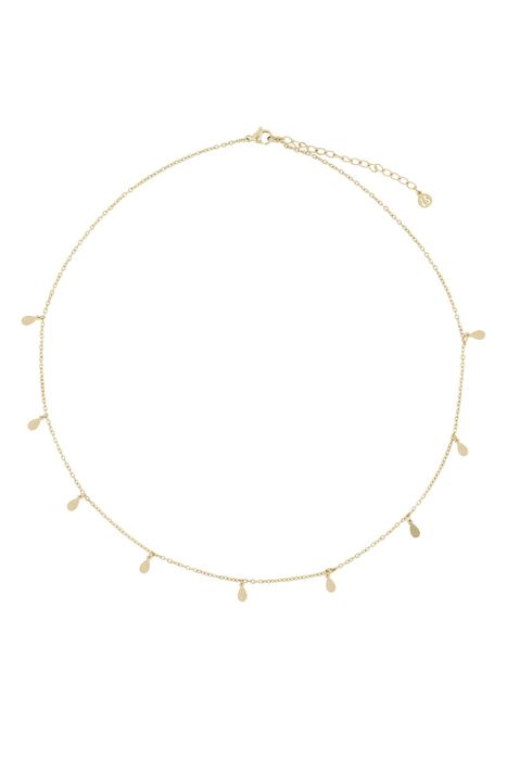 Zusss Ketting met druppeltjes - Goud