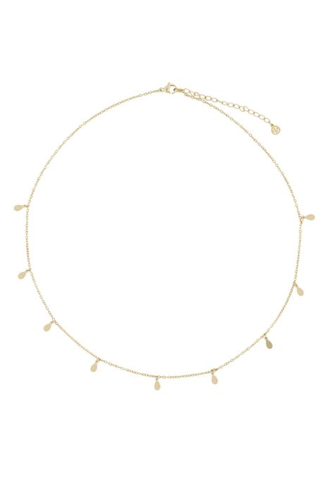 Zusss Ketting met druppeltjes - Goud