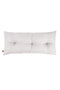 Zusss Kussen met knopen - 70x30cm - Peper en zout