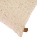 Zusss Kussen met knopen - 70x30cm - Zand / Gespikkeld