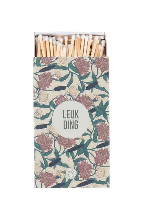 Zusss Lucifers - Leuk ding - Bloemenprint Zand